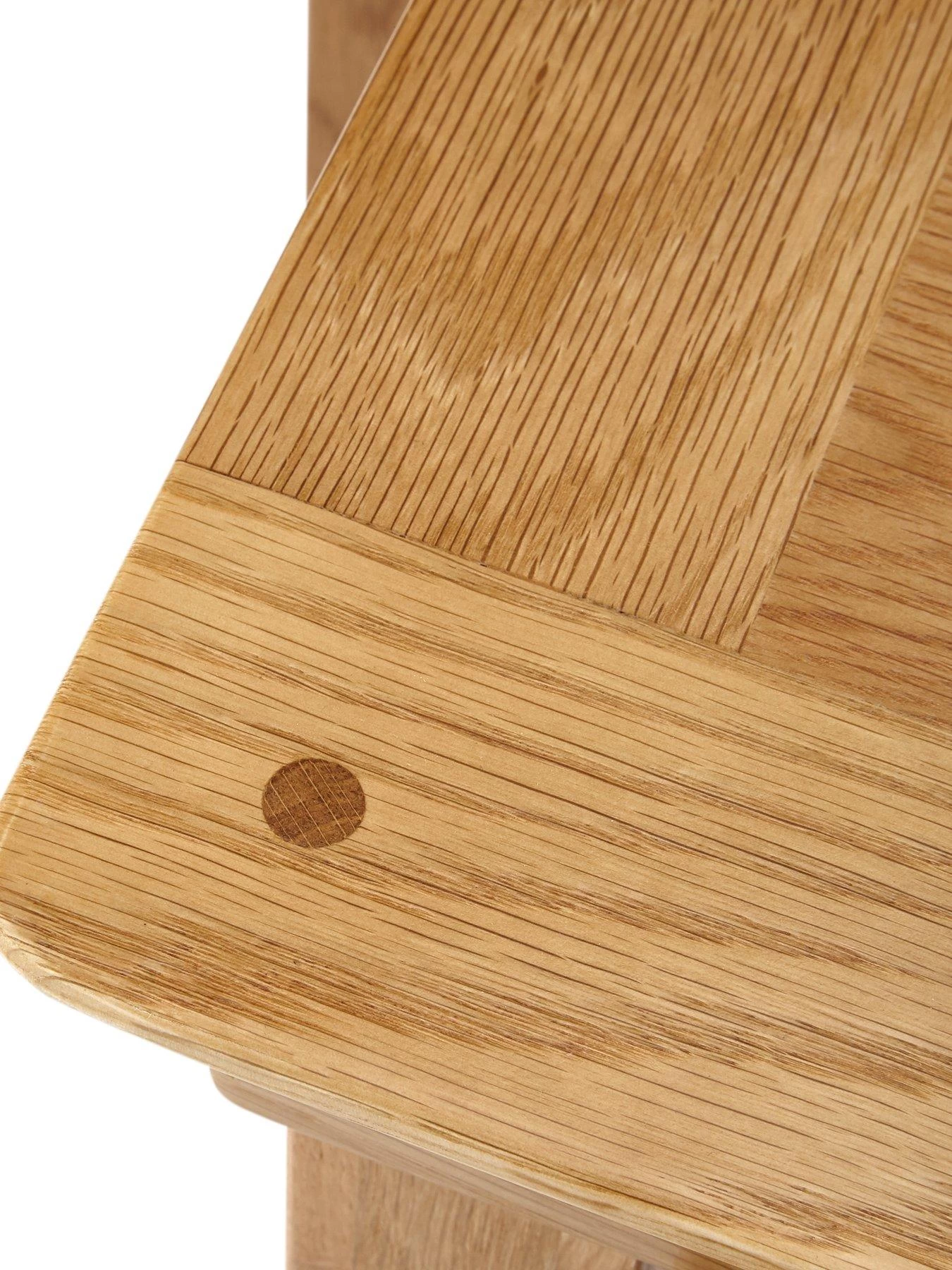 Very Home - Constance Oak Nest Of 3 Tables 7 Very Home - Constance Oak Nest Of 3 Tables - Image 5