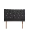 Airsprung Ayah Padded Faux Suede Headboard 2 Airsprung Ayah Padded Faux Suede Headboard -Home Comprehensive 27KB8 SQ1 0000000004 BLACK SLf