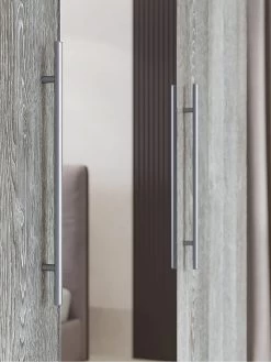 Very Home Home Essentials - Prague 3 Door Mirrored Wardrobe -Home Comprehensive 2BJ3M SQ5 0000000232 WHITE ASH SLd1