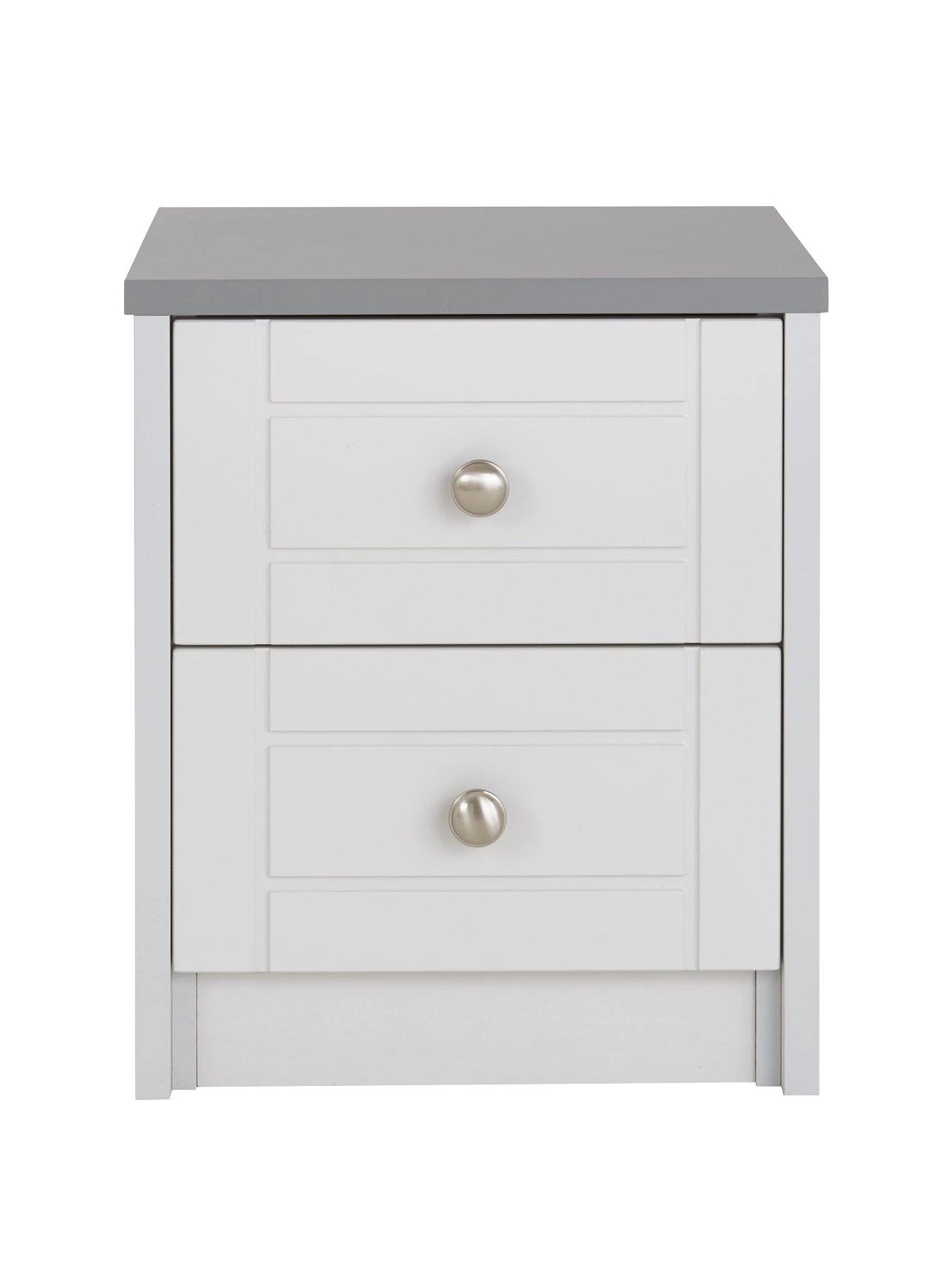 One Call Alderley Ready Assembled 2-Drawer Bedside Cabinet 3 One Call Alderley Ready Assembled 2-Drawer Bedside Cabinet