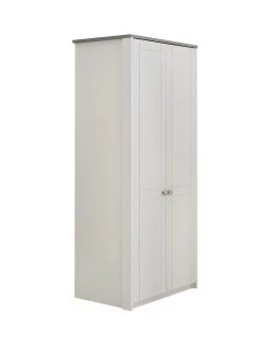 One Call Alderley Ready Assembled 2 Door Wardrobe -Home Comprehensive 3DAMV SQ3 0000000005 GREY SLa