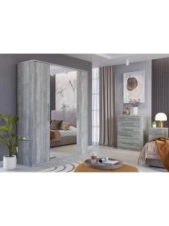 Very Home Home Essentials - Prague Graduated Bedside Cabinet -Home Comprehensive 3QXQR SQ5 0000000005 GREY SLd1
