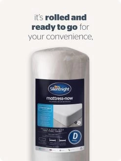 Silentnight Comfortable Foam Rolled Mattress -Home Comprehensive 3WYGF SQ6 0000000088 NO COLOR SLd4