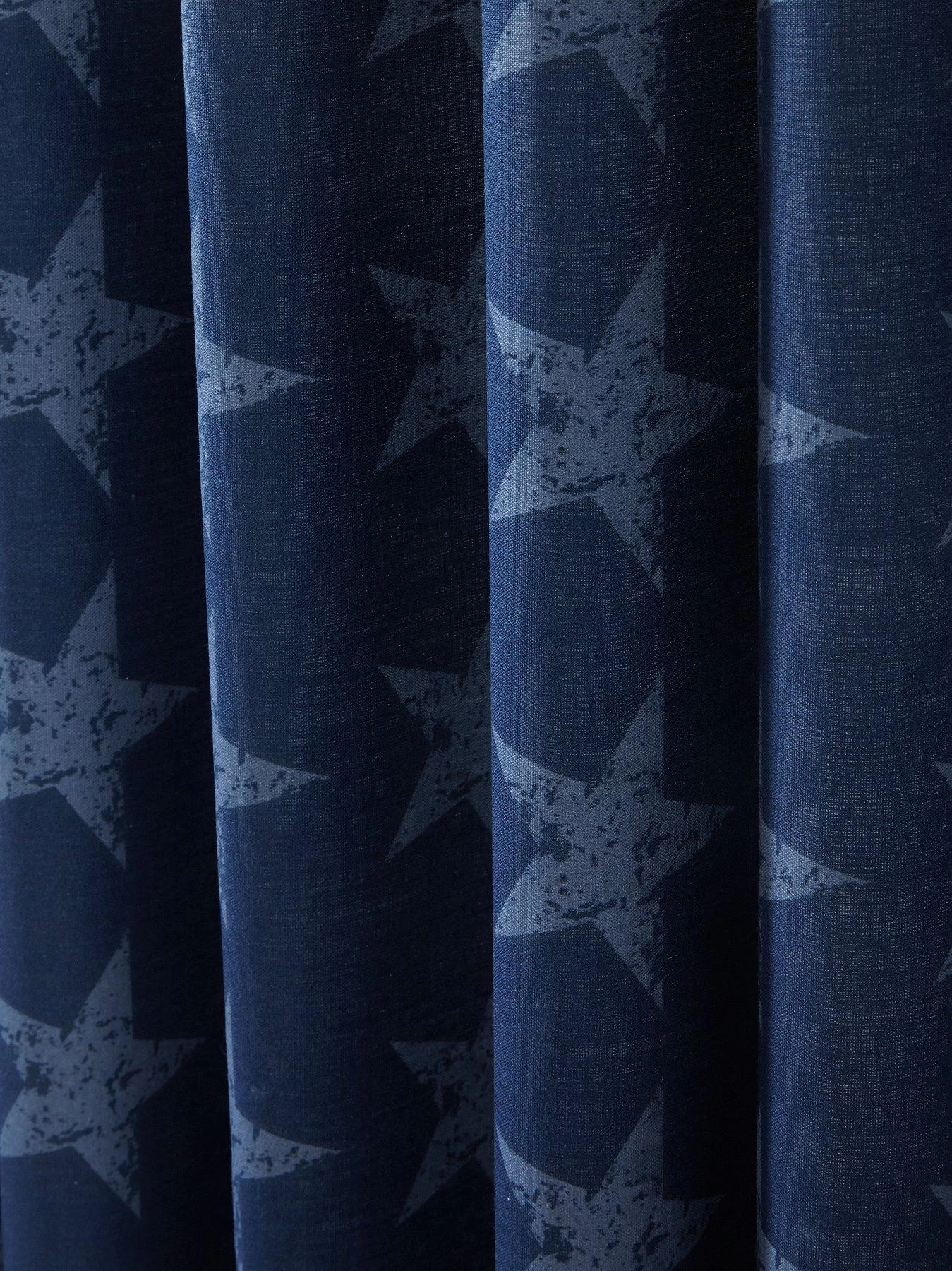 Catherine Lansfield Stars & Stripes Lined Curtains 4 Catherine Lansfield Stars & Stripes Lined Curtains - Image 2