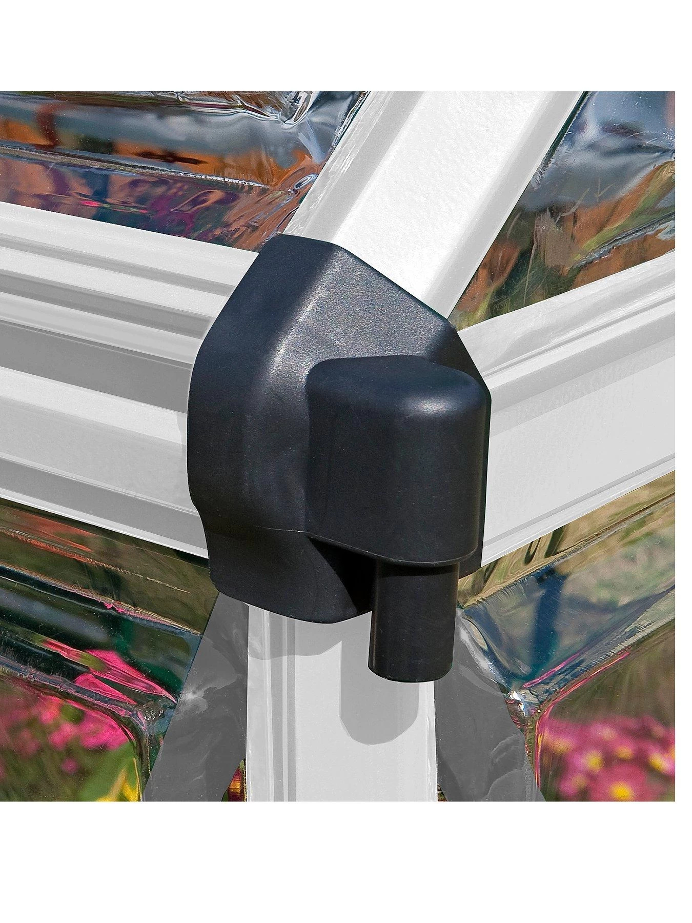 Canopia By Palram Harmony 6 X 8ft Greenhouse - Silver 4 Canopia By Palram Harmony 6 X 8ft Greenhouse - Silver - Image 2