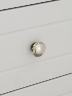 One Call Alderley Ready Assembled 3-Drawer Bedside Chest -Home Comprehensive 69PAH SQ5 0000000005 GREY SLd1