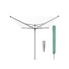 Brabantia Topspinner Rotary Airer With Metal Spear – 50m Area 1 Brabantia Topspinner Rotary Airer With Metal Spear – 50m Area -Home Comprehensive 6TUMY SQ1 0000000035 SILVER SLf