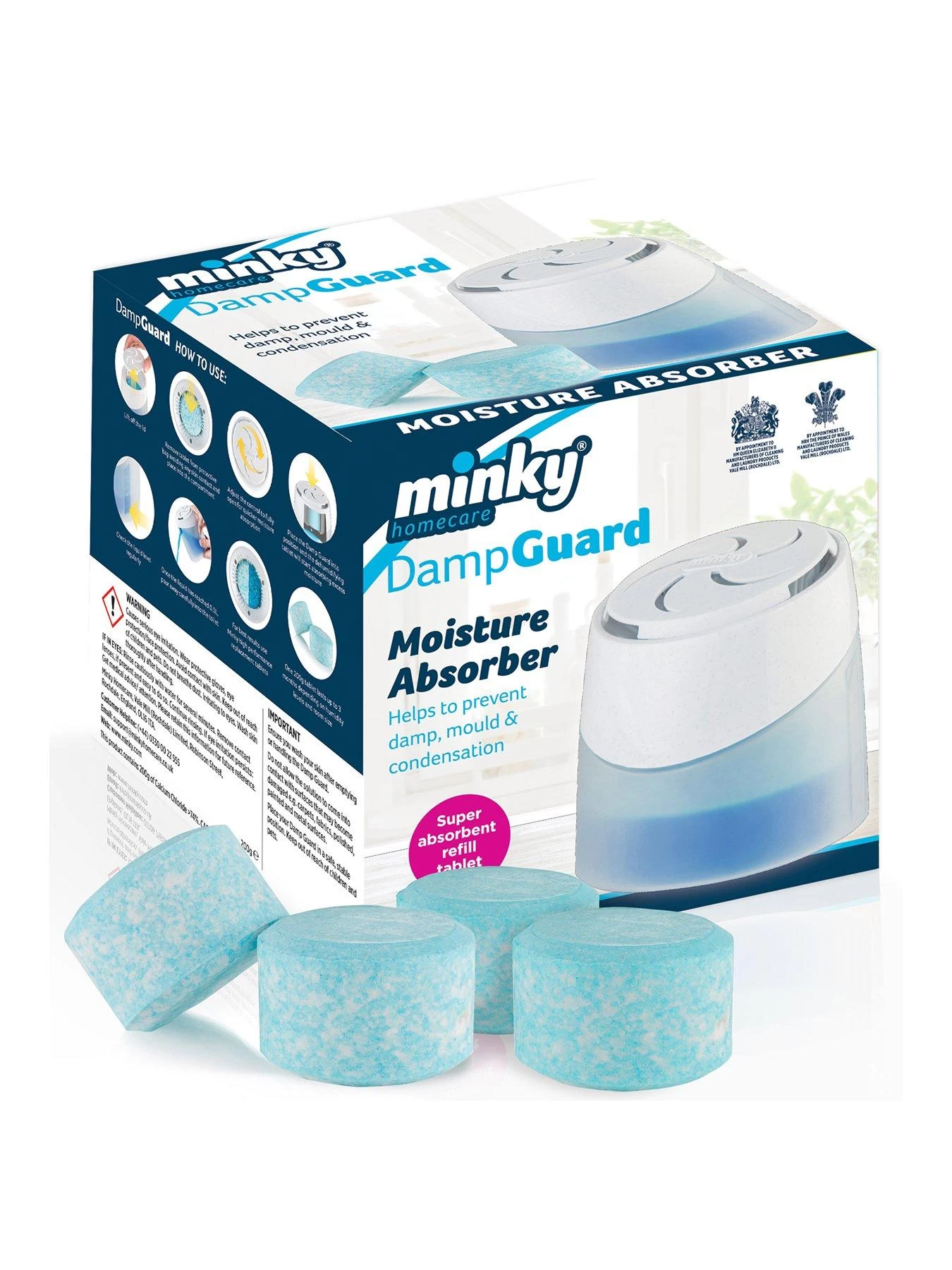 Minky Moisture Absorber Damp Guards With Refills 3 Minky Moisture Absorber Damp Guards With Refills