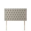 Silentnight Amalia Fabric Buttoned Padded Headboard - Available In 3 Colours
