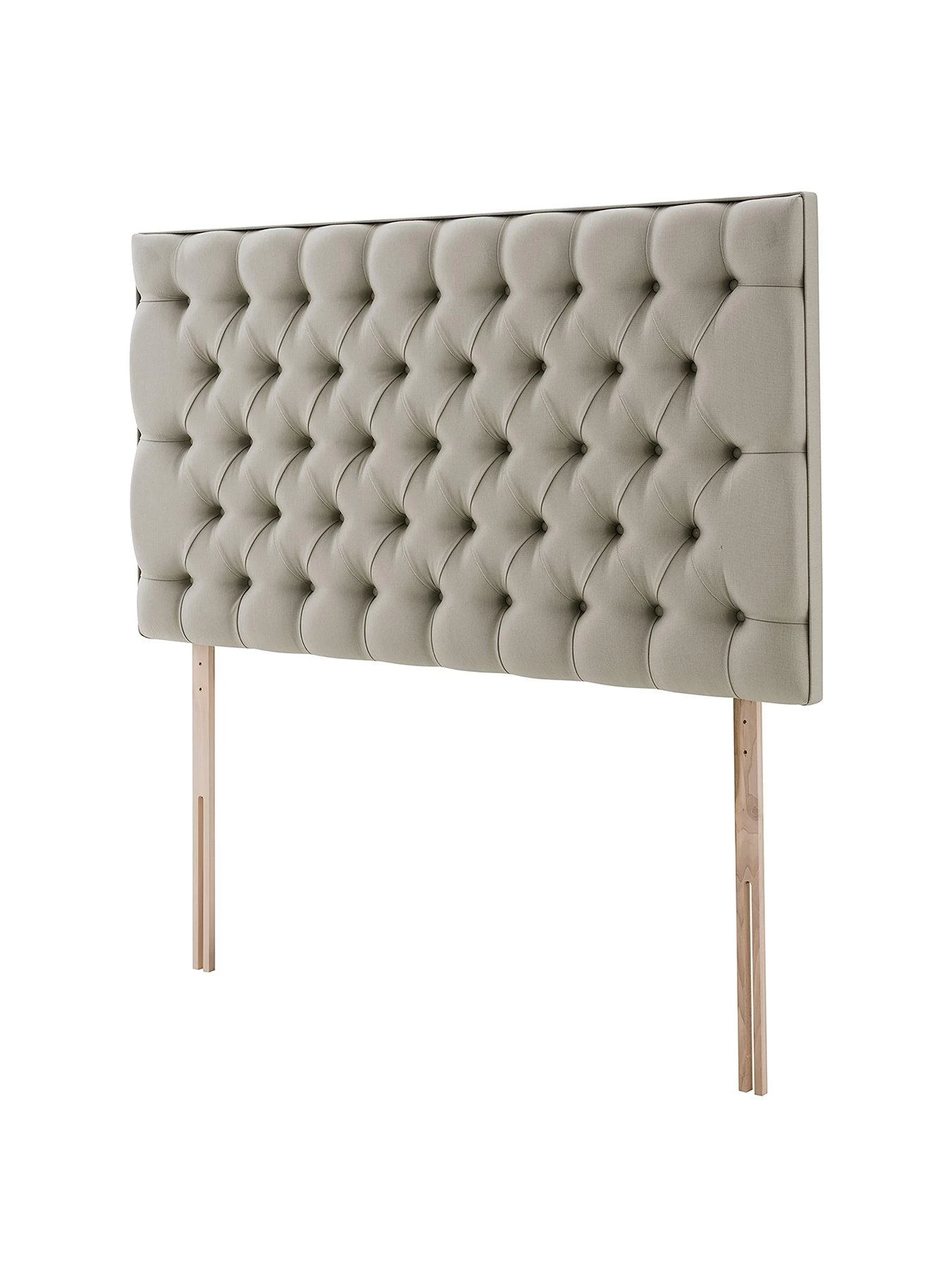 Silentnight Amalia Fabric Buttoned Padded Headboard - Available In 3 Colours 5 Silentnight Amalia Fabric Buttoned Padded Headboard - Available In 3 Colours - Image 3