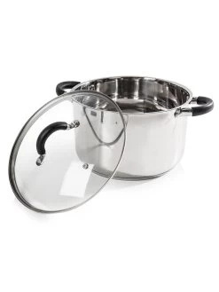 Tower Essentials 24cm Stainless Steel Casserole Dish -Home Comprehensive KREAQ SQ3 0000000166 STAINLESS STEEL SLd1