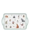 ROYAL WORCESTER Wrendale Large Melamine Tray By Pimpernel -Home Comprehensive KV7HM SQ1 0000000029 MULTI SLf