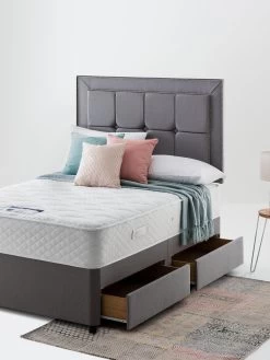 Silentnight Tuscany Geltex Sprung Mattress - Medium -Home Comprehensive L4M6Y SQ2 0000000088 NO COLOR SLd