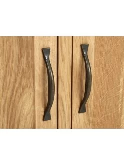 Very Home - Kingston 100% Solid Wood Ready Assembled Large Sideboard -Home Comprehensive LA9VD SQ5 0000000006 OAK SLd1