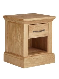 Very Home - Kingston 100% Solid Wood Ready Assembled Lamp Table -Home Comprehensive LA9VK SQ3 0000000006 OAK SLa
