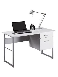 Alphason Cabrini White Storage Desk 7 Alphason Cabrini White Storage Desk -Home Comprehensive LDVMG SQ4 0000000013 WHITE SLd1