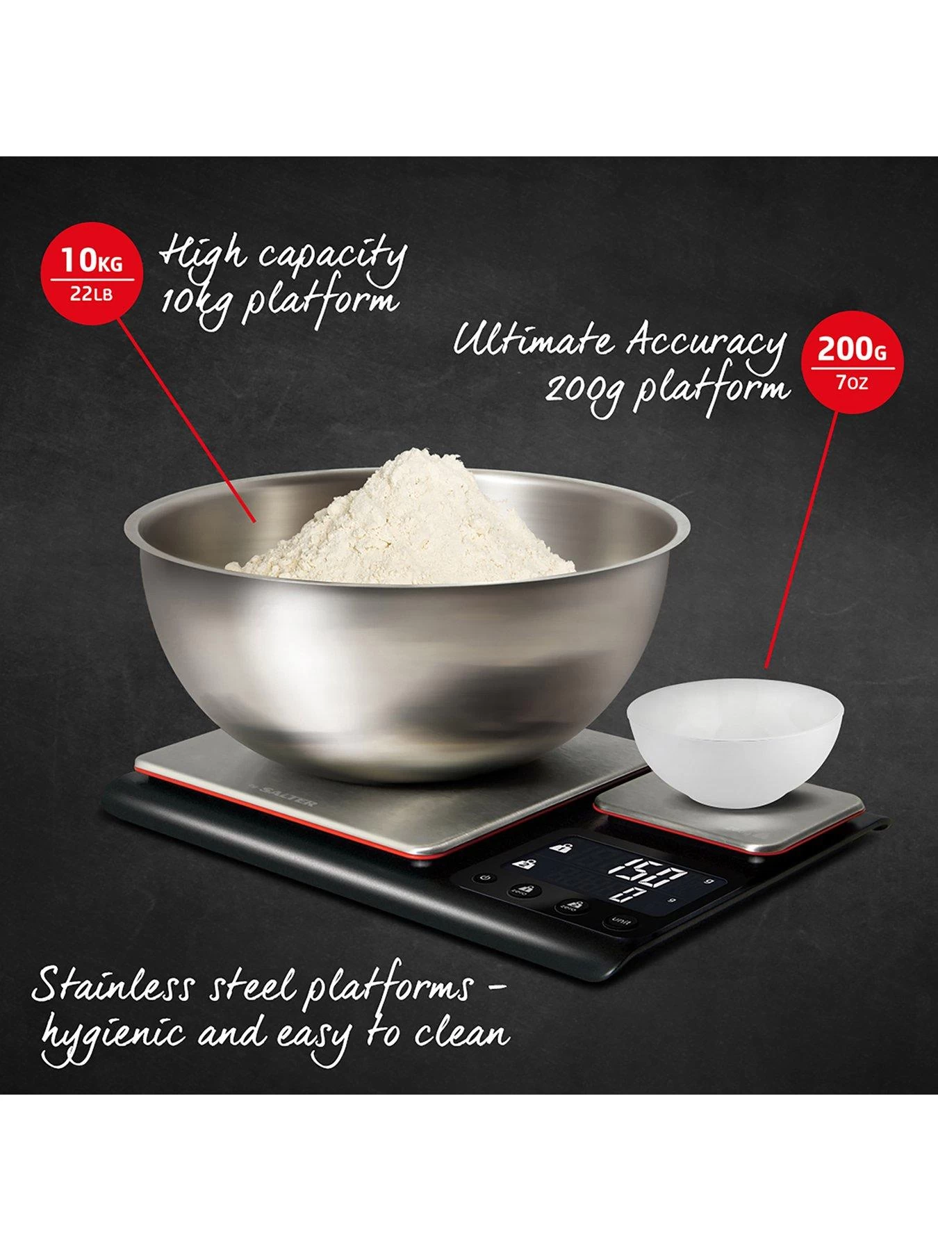 Salter Heston Blumenthal Dual Platform Precision Scale 1049 7 Salter Heston Blumenthal Dual Platform Precision Scale 1049 - Image 5
