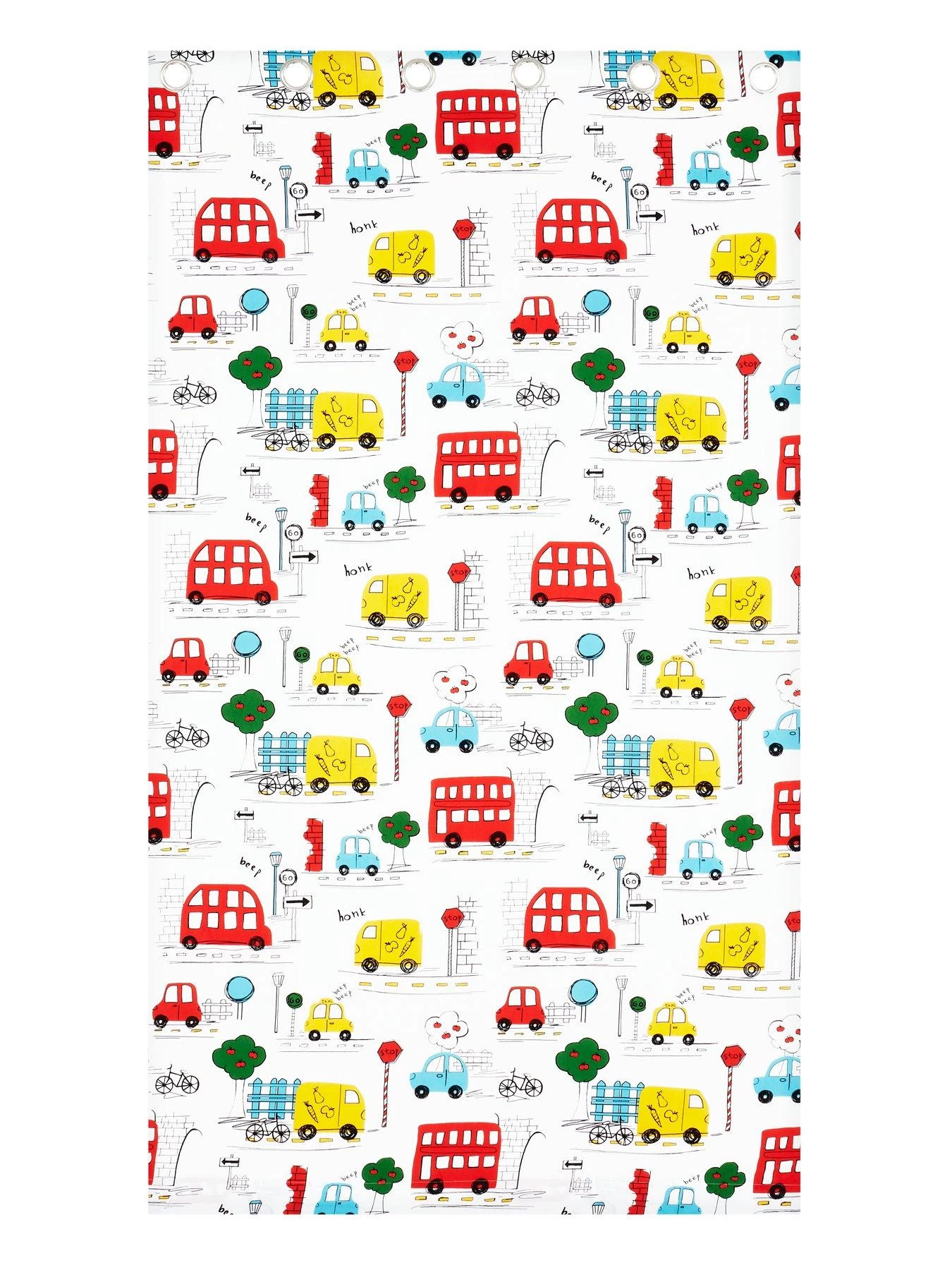 Catherine Lansfield Transport Lined Curtains 4 Catherine Lansfield Transport Lined Curtains - Image 2