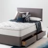 Silentnight Pippa Memory Pillowtop Sprung Mattress - Medium Firm - Express Delivery -Home Comprehensive LPW46 SQ1 0000000013 WHITE RSr