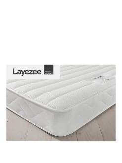 Layezee Made By Silentnight Fenner Spring Memory Mattress -Home Comprehensive LRYPH SQ5 0000000013 WHITE SLd3