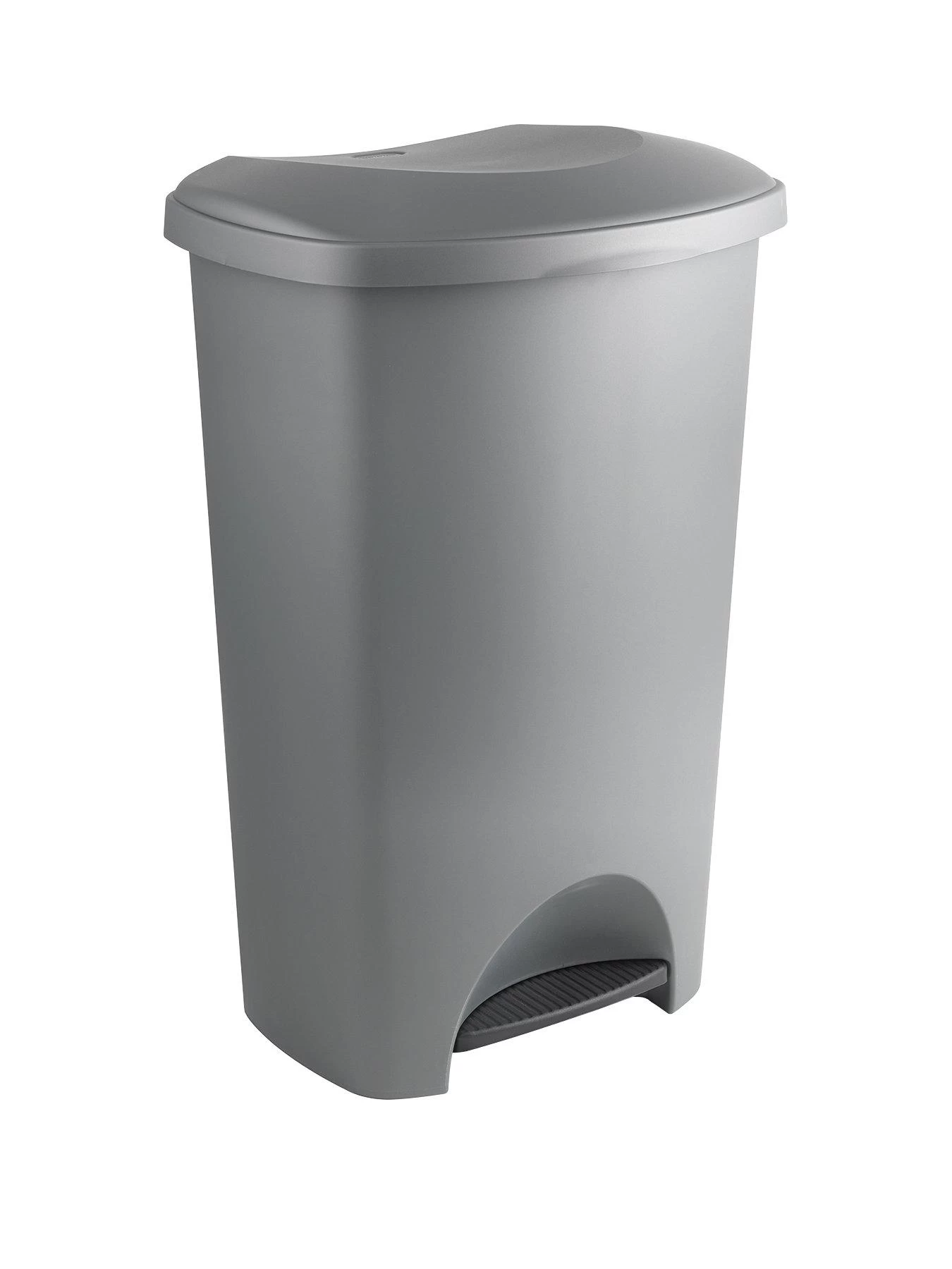 Addis 50-litre Pedal Bin In Metallic Silver 3 Addis 50-litre Pedal Bin In Metallic Silver