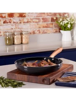 Tower Linear Rose Gold Set Of 2 Frying Pans In Black -Home Comprehensive M4E6T SQ3 0000000004 BLACK SLd1