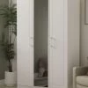 SWIFT Regent Part Assembled 3 Door Mirrored Wardrobe - FSC® Certified 1 SWIFT Regent Part Assembled 3 Door Mirrored Wardrobe - FSC® Certified -Home Comprehensive MDE7K SQ1 0000000010 WHITE OAK SLf