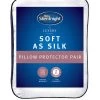 Silentnight Luxury Collection Soft As Silk Pillow Protectors (Pair) -Home Comprehensive MEXLD SQ1 0000000088 NO COLOR SLp