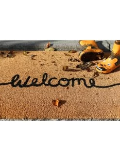My Mat Welcome Coir Doormat 5 My Mat Welcome Coir Doormat -Home Comprehensive MFL9N SQ3 0000000003 NATURAL SLd