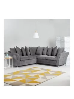 Very Home Dury Fabric Corner Group Scatter Back Sofa - FSC® Certified