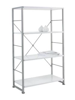 Alphason Cabrini Bookcase -Home Comprehensive MMMCH SQ3 0000000013 WHITE SLd