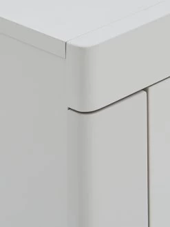 Very Home Atlantic High Gloss Lamp Table - Grey -Home Comprehensive MRRQP SQ5 0000000005 GREY SLd1