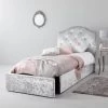 Very Home Mandarin Upholstered Single Storage Bed