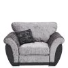 Alexa Fabric And Faux Leather Armchair - FSC® Certified