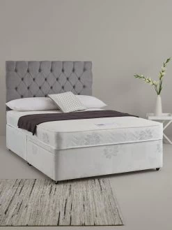 Airsprung New Astbury Memory Divan With Storage Options - White