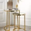Michelle Keegan Home Aruba Nest Of Lamp Tables 1 Michelle Keegan Home Aruba Nest Of Lamp Tables -Home Comprehensive N33RM SQ1 0000000036 GOLD RSr