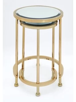 Michelle Keegan Home Aruba Nest Of Lamp Tables 10 Michelle Keegan Home Aruba Nest Of Lamp Tables -Home Comprehensive N33RM SQ4 0000000036 GOLD SLd