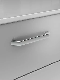 One Call Sanford Ready Assembled High Gloss 4 + 4 Drawer Chest 11 One Call Sanford Ready Assembled High Gloss 4 + 4 Drawer Chest -Home Comprehensive N34AT SQ5 0000013154 DARK GREY GLOSS SLd1