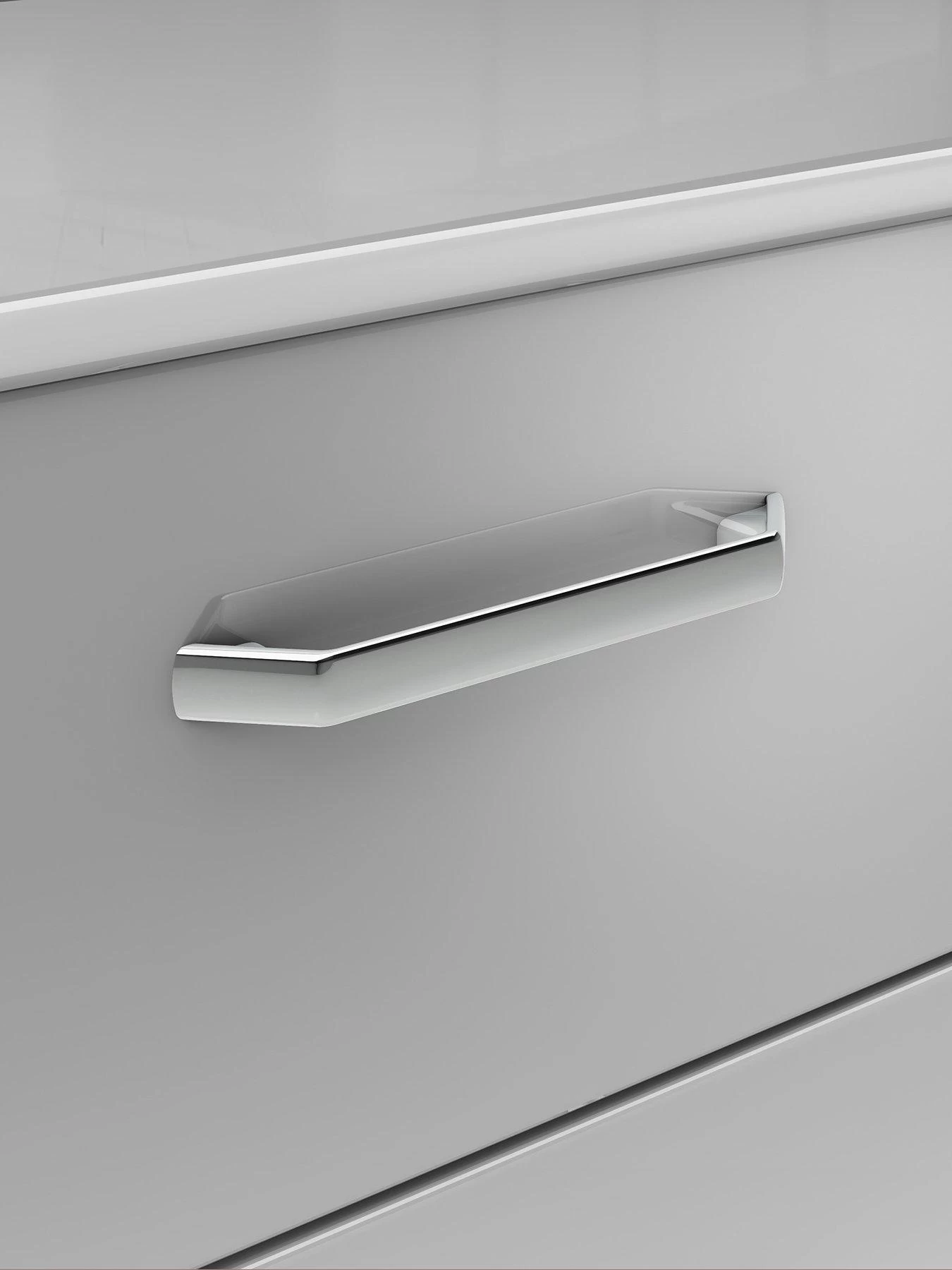 One Call Sanford Ready Assembled High Gloss 4 + 4 Drawer Chest 7 One Call Sanford Ready Assembled High Gloss 4 + 4 Drawer Chest - Image 5