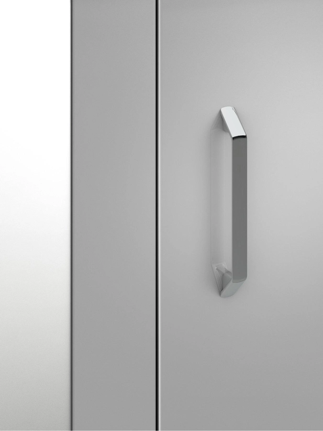 One Call Sanford Part Assembled 3 Door High Gloss Mirrored Wardrobe 7 One Call Sanford Part Assembled 3 Door High Gloss Mirrored Wardrobe - Image 5