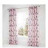 Catherine Lansfield Woodland Friends Easy Care Eyelet Lined Curtains 2 Catherine Lansfield Woodland Friends Easy Care Eyelet Lined Curtains -Home Comprehensive N3UUJ SQ1 0000000063 PINK SLf