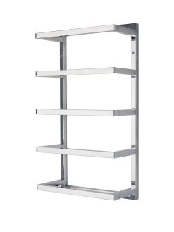 Lloyd Pascal 5-Tier Chrome Wall Towel Rail – Square Tube