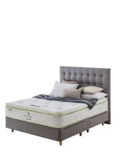 Silentnight Comfort Breathe 1400 Tufted Pillowtop Mattress - Firm -Home Comprehensive NT9D9 SQ6 0000000013 WHITE SLd4