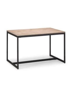 Julian Bowen Tribeca 120 Cm Dining Table + 2 Monroe Chairs + Bench 10 Julian Bowen Tribeca 120 Cm Dining Table + 2 Monroe Chairs + Bench -Home Comprehensive NTEUC SQ5 0000004181 OAK BLACK SLd1