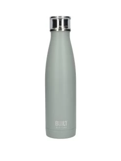 Built Hydration Double Walled Stainless Steel 17oz Water Bottle – Grey