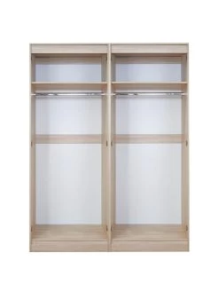 SWIFT Versailles Part Assembled 4 Door Wardrobe - FSC® Certified 9 SWIFT Versailles Part Assembled 4 Door Wardrobe - FSC® Certified -Home Comprehensive NWEWH SQ3 0000000013 WHITE SLa