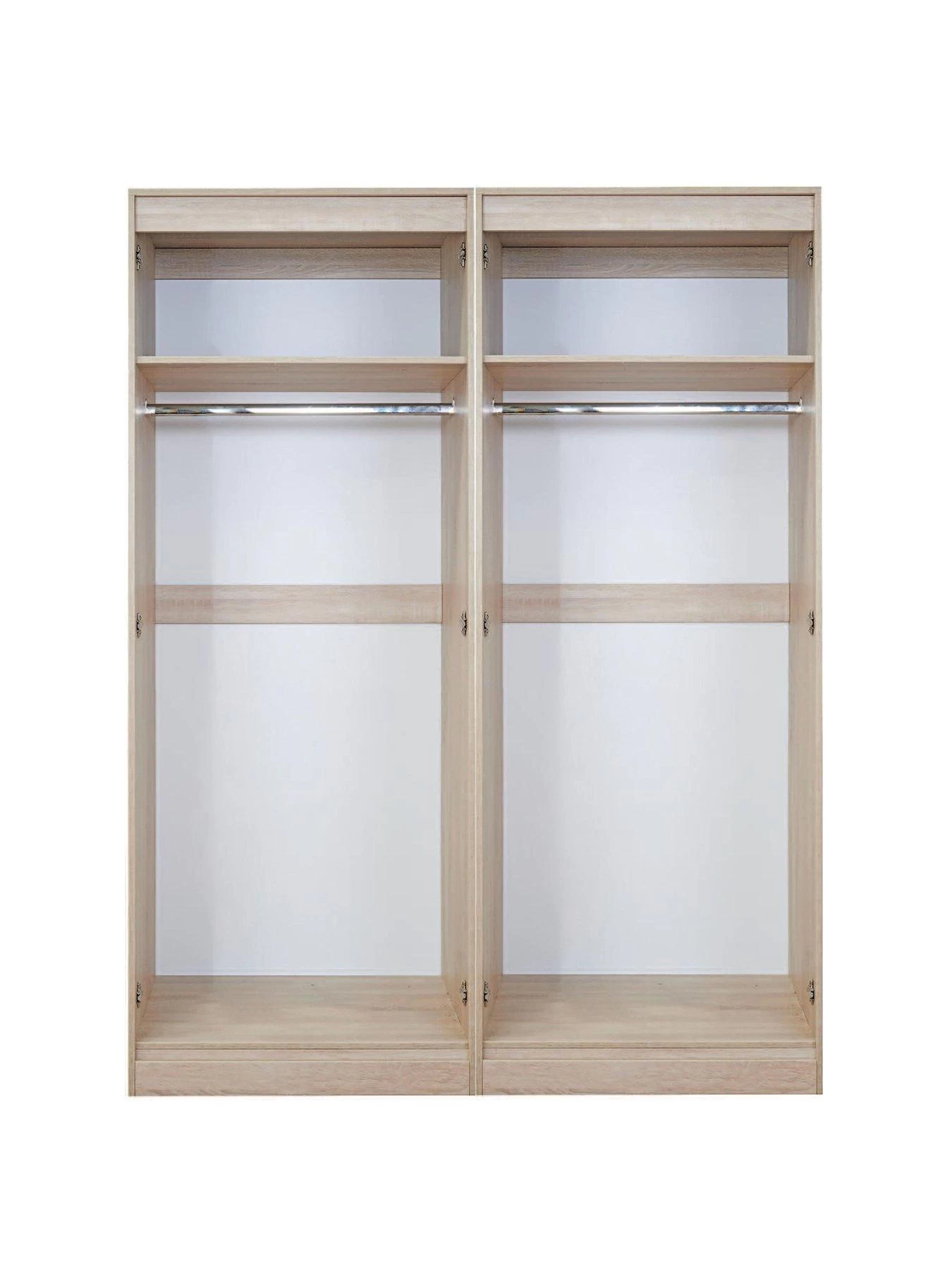 SWIFT Versailles Part Assembled 4 Door Wardrobe - FSC® Certified 5 SWIFT Versailles Part Assembled 4 Door Wardrobe - FSC® Certified - Image 3