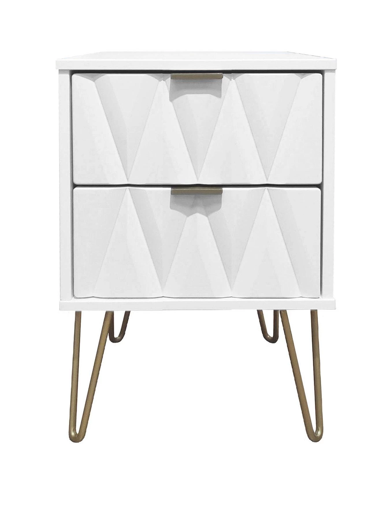 SWIFT Versailles Ready Assembled 2 Drawer Bedside Chest - FSC® Certified 3 SWIFT Versailles Ready Assembled 2 Drawer Bedside Chest - FSC® Certified