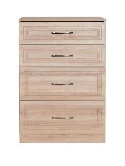 SWIFT Winchester Ready Assembled Graduated 4 Drawer Chest - FSC® Certified