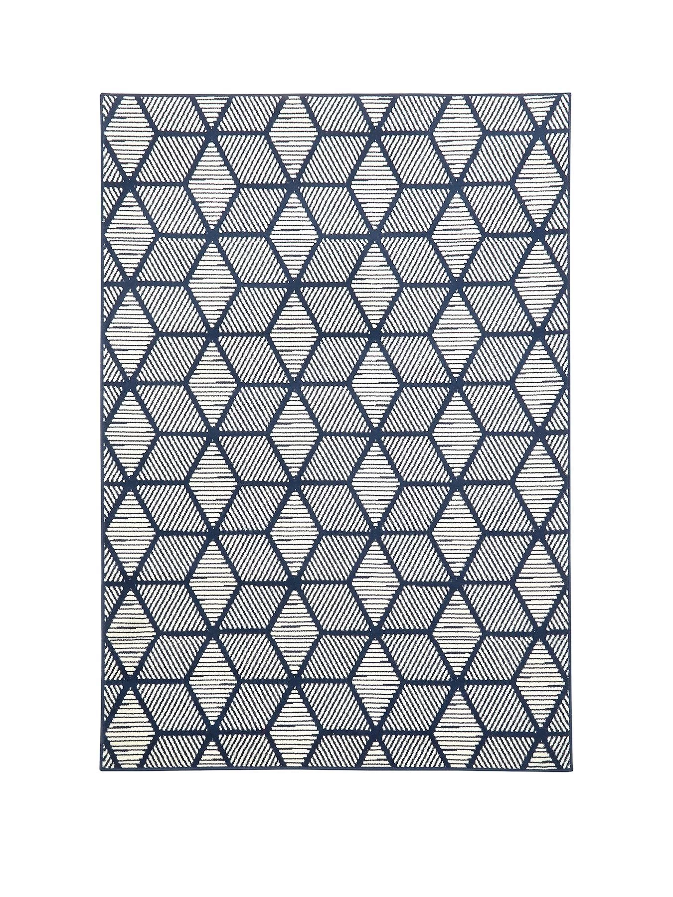 Very Home Geo Squares Rug 3 Very Home Geo Squares Rug